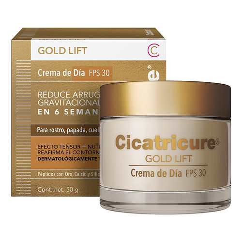 Cicatricure Gold Lift Crema De Dia Fps30 Antiarrugas 50g Momento de aplicación Día Tipo de piel Pieles maduras