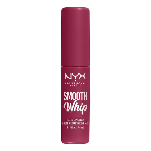 Labial Matte Cremoso Nyx Pm Smooth Whip Matte Cream Acabado Mate Color Fuzzy Slippers