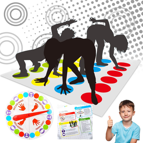 Juego Twister - Edad Recomendada: 6 Años En Adelante