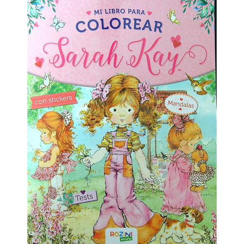 Sarah Kay - Mandalas - Mi Libro Para Colorear - Con Stickers, de No Aplica. Editorial Rozini, tapa blanda en español, 2023