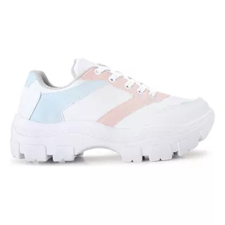 Tênis Sneaker Bf Feminino Fitscarpa Plataforma De 6cm Altura