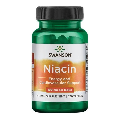 Niacina 250tab/100mg Swanson