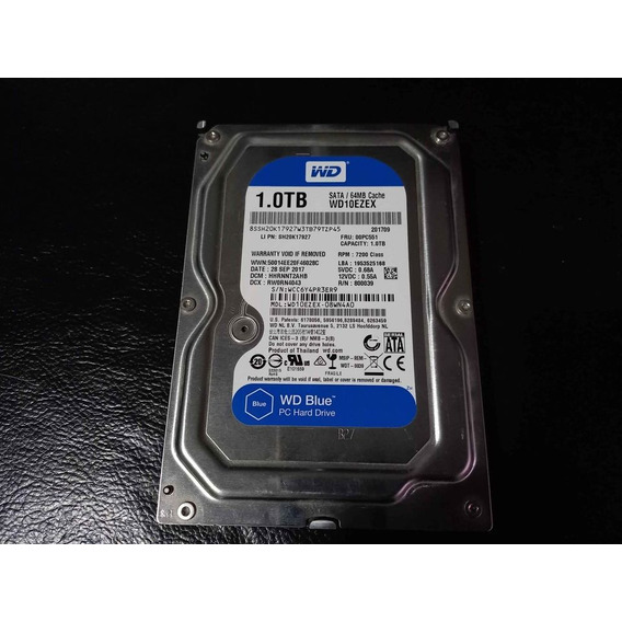 Disco Sata Western Digital Wd10ezex 1tb 7200 Rpm