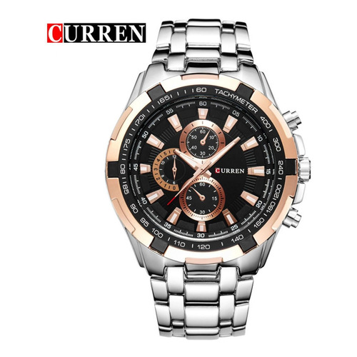 Reloj Curren 8023slbkrg Plateado Hombre