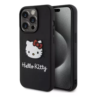 Funda Hello Kitty3d Kitty Negro Compatible iPhone 15 Pro Max