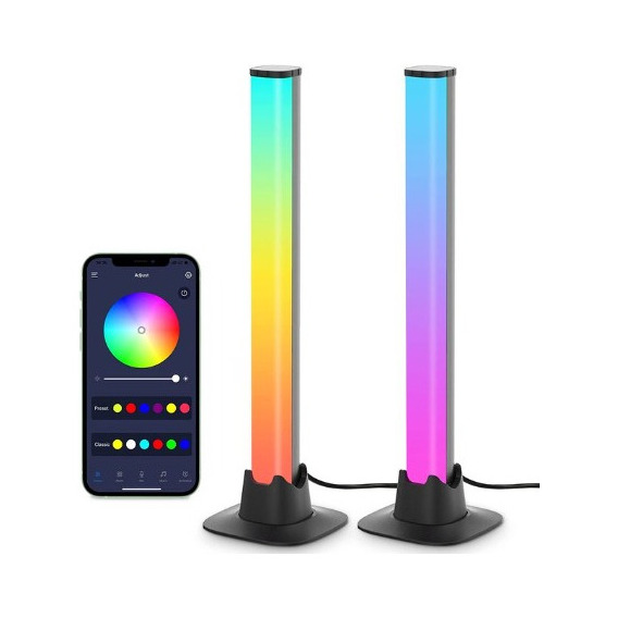 Barra De Luz Led Rgb Musical Inteligente Decoracion Gamer