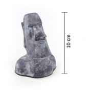 Boneco Colecionável Moai Ilha De Páscoa Pintado 10cm