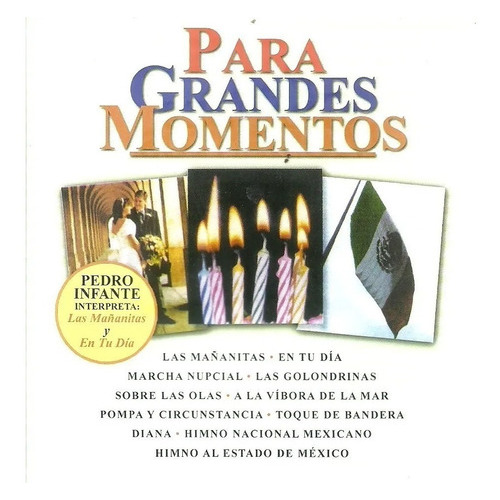 Pedro Infante Para Grandes Momentos | Cd Música Nuevo