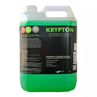 Krypton Detergente Polidor Metais Borrachas E Plásticos - 5l