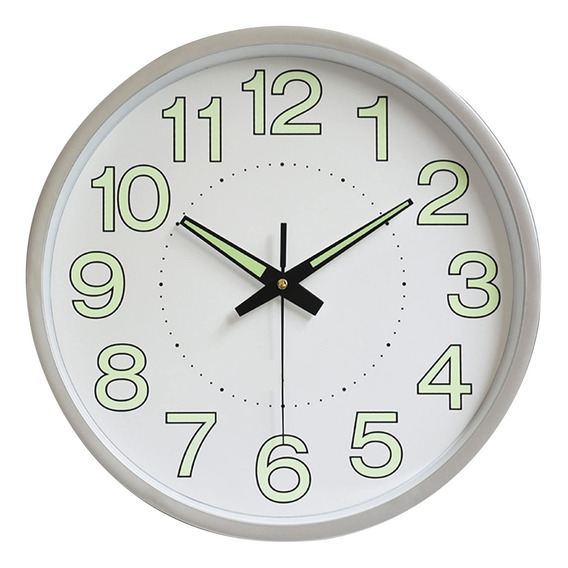 Reloj De Pared,30 Cm Grande Moderno Luminoso Reloj De Pared