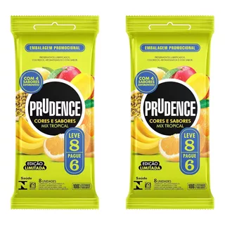 Preservativo Prudence Mix Tropical 16 Camisinhas