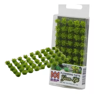 Pasto Maqueta Diorama Vegetacion Flores Lima 6mm Green Life