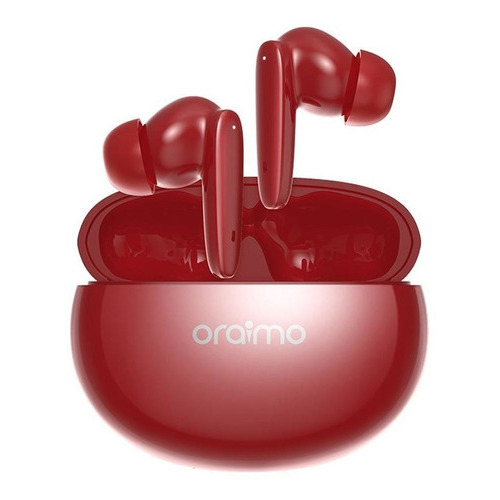 Audifonos Inalambricos In-ear Oraimo Riff Rojos Bt 5.0