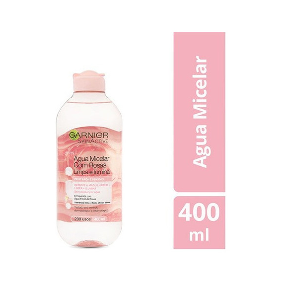 Agua Micelar De Rosas Garnier Skin Active X 400ml