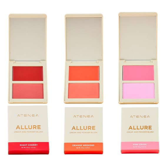 Rubor En Duo Allure Crema Y Polvo Compacto Atenea