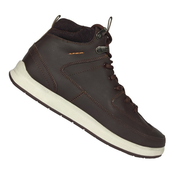 Tenis En Bota Para Hombre En Cuero Marca Monserrate Dakar