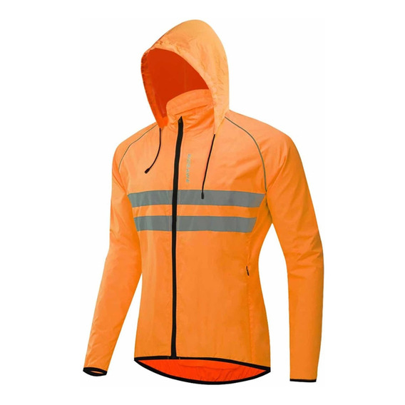 Wosawe-chaqueta De Ciclismo Con Capucha Ligera Corta Viento!