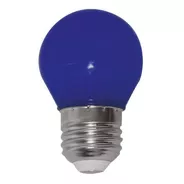 Lampada Led Mini Bulbo G45 E-27 Azul 3w Opus Lp33105
