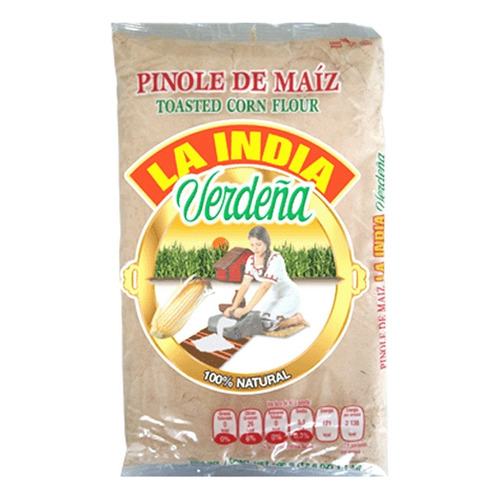 Pinole De Maiz La India Verdeña Pack 5/500g