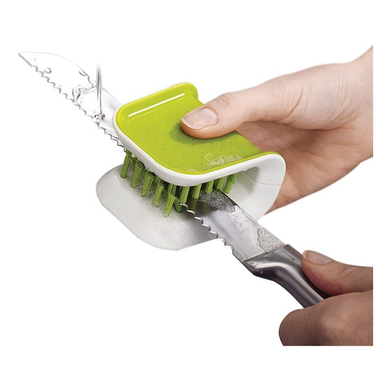 Cepillo Limpieza Cubiertos Tenedores Cuchillos Practico Ax