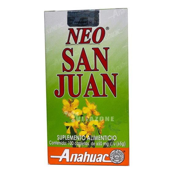 Hierba De San Juan 100 Cápsulas Anahuac
