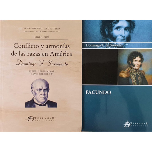 Conflicto Y Armonía De Las Razas En América, De Sarmiento. Editorial Terramar En Español