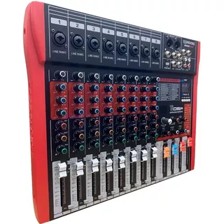 Mixer 8 Canais Bluetooth Pc Bivolt Phantom Mr802 Soundvoice 100v/240v