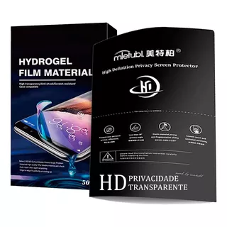 Pacote Película Privacidade Hidrogel P/máquina De Corte 50un