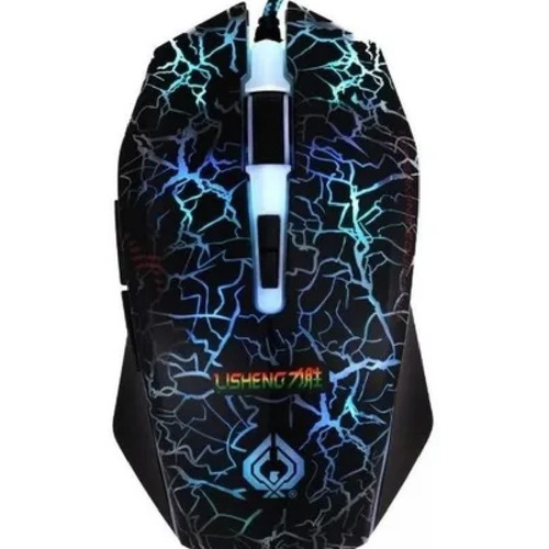 Mouse Gamer Profesional Ergonómico G35-v3- Lisheng Color Negro