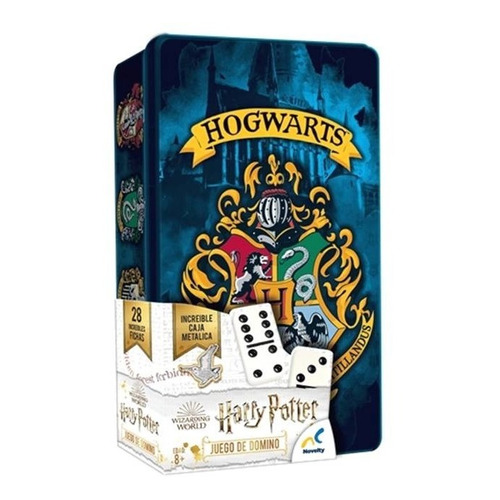 Domino Tin Harry Potter Caja Metálica Novelty Juego De Mesa