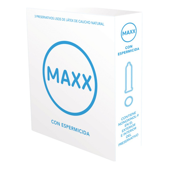 Preservativos Maxx Con Espermicida X3u
