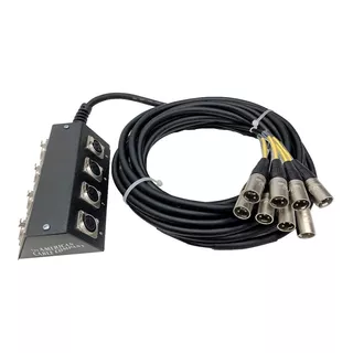 Sub-snake 8 Canales Xlr, Extension 10 Metros American Cable