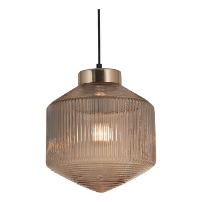 Colgante Mena Ambar E27 180mmxø260mm Vidrio