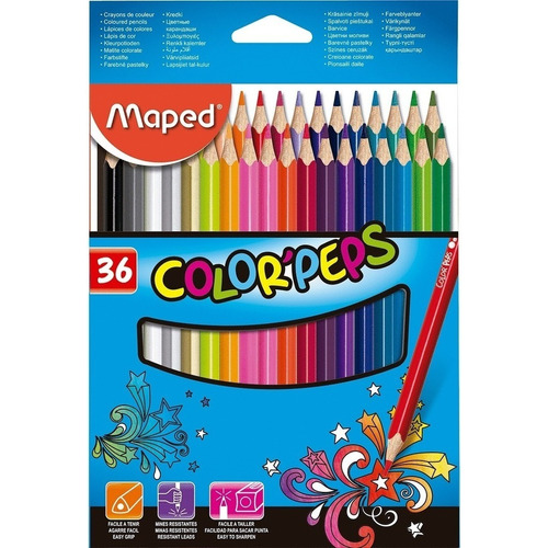 Maped 36 Lápices De Colores Color Peps Star 832017