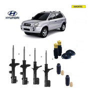 4 Amortecedores + Kits Batentes Do Hyundai Tucson Ano 05/16