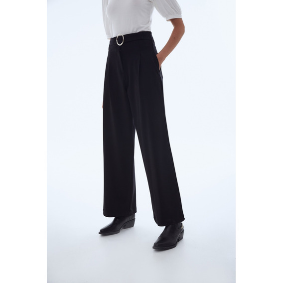 Pantalon Wide Leg Tiro Alto Mujer Desiderata