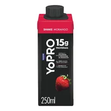 YoPRO Bebida Láctea UHT Morango 15g de proteínas 250ml