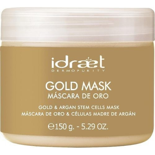 Mascarilla facial para piel Idraet Gold Mask 150g
