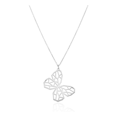 Anamora Dije Mujer Plata 925 Origami Mariposa Grande