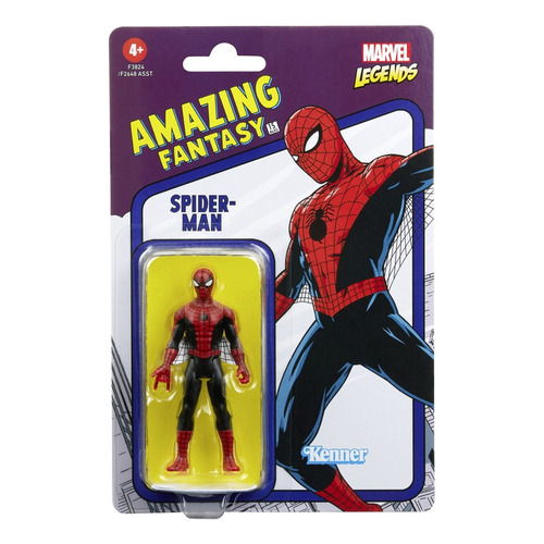 Figura Acción Hasbro Marvel Legends Series Spider-man 3.75''