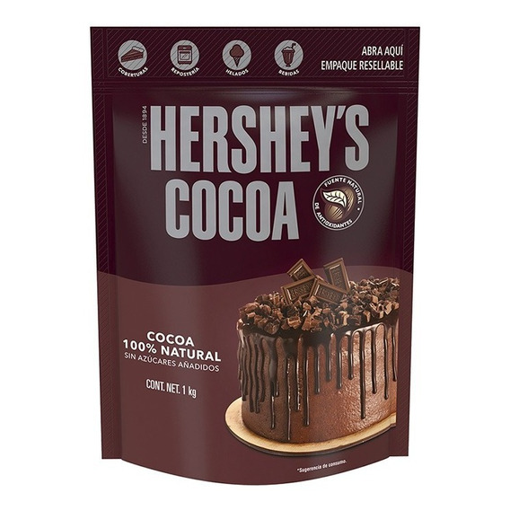 Cocoa Hershey's Bolsa 1 Kg