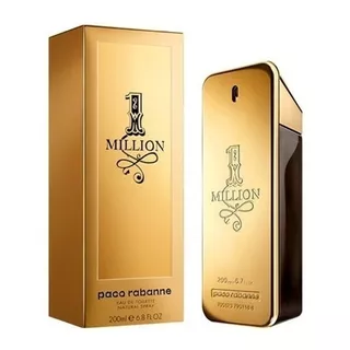 Perfume Original One Million Paco Rabanne 200ml Caballero 