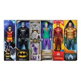 Batman + Joker Robin Flash Y Aquaman Super Oferta 