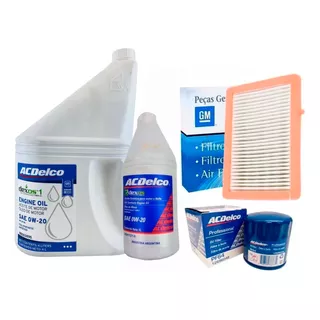 Kit Filtros + Aceite 0w20 5 Litros Chevrolet Equinox