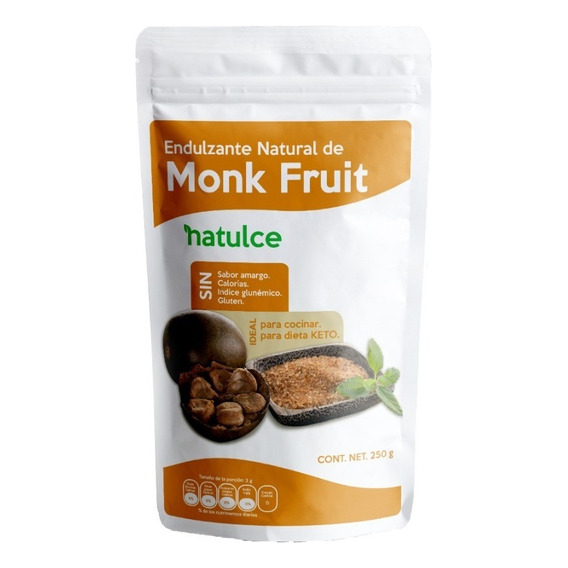 Monk Fruit Natulce 500g Endulzante Keto Fruto Del Monje 0kca