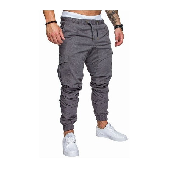 Elegantes Pantalones Tácticos Slim-fit Para Hombre