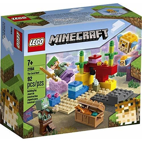 Lego® Minecraft El Arrecife De Coral Cantidad de piezas 92
