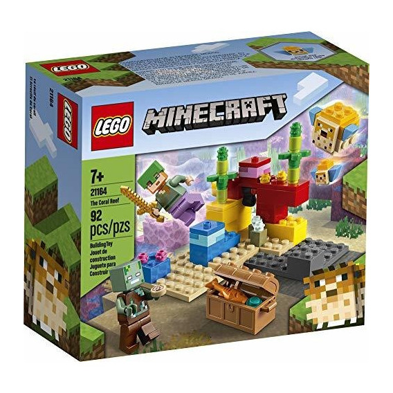 Lego® Minecraft El Arrecife De Coral Cantidad de piezas 92