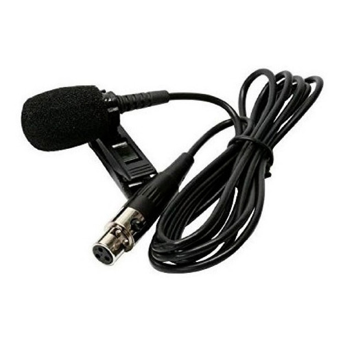 Mic Corbatero Samson A3lm5 P/ Inalámbrico Samson Conector P3 Color Negro