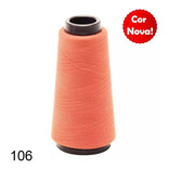 Linha Para Costura Reta Kron 120-1500mts Máquina De Costura Cor 106- Flamingo